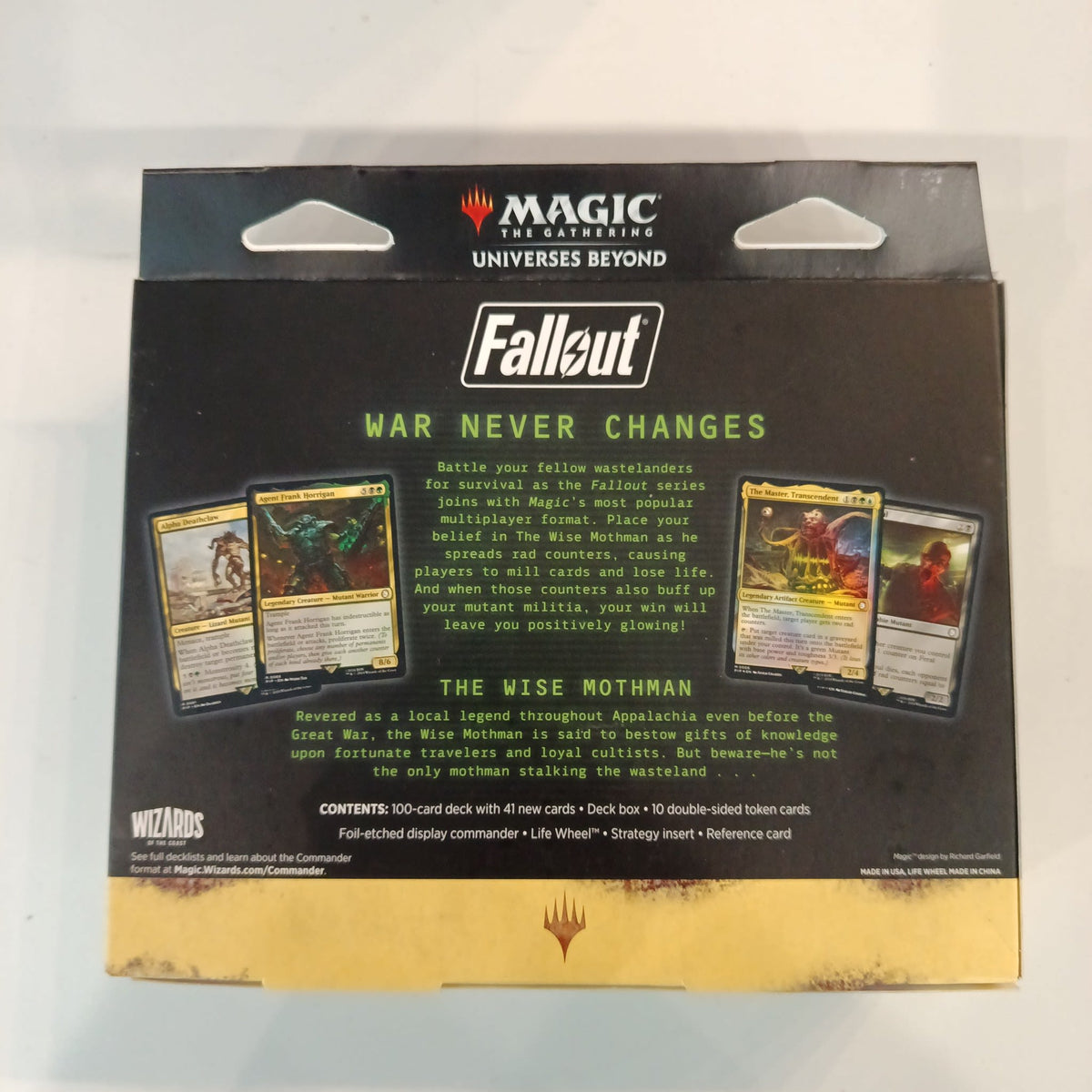 Magic: The Gathering Fallout (Universes Beyond) The Wise Mothman Commander Deck 2024 (Engl - view 2