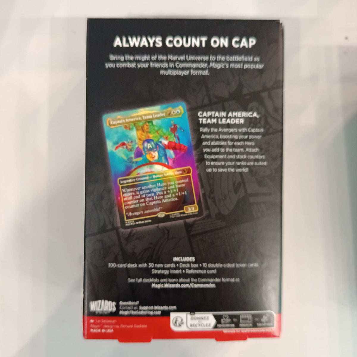Magic: The Gathering Marvel Super Heroes Captain America Commander Deck 2025 (English) - view 2