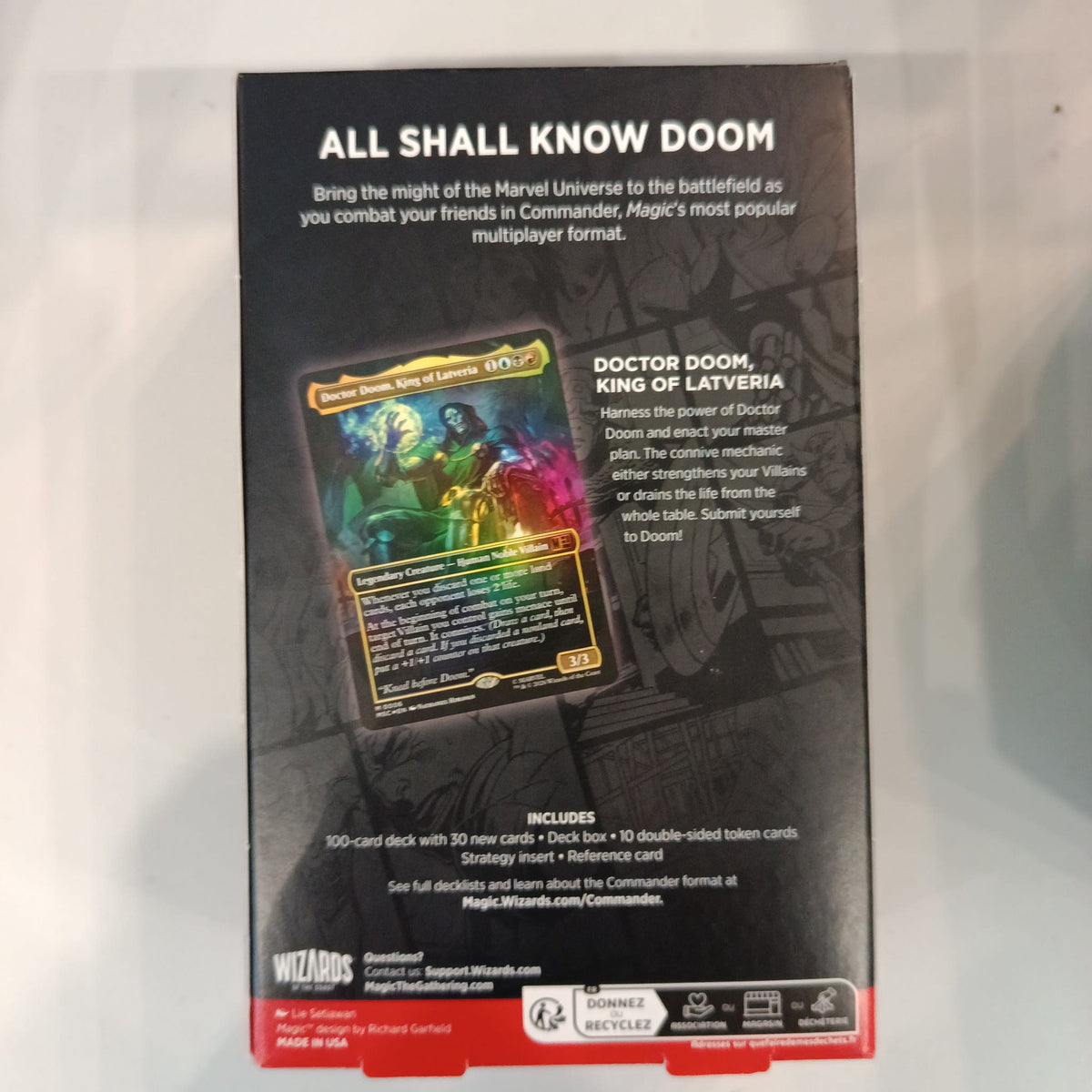 Magic: The Gathering Marvel Super Heroes Doctor Doom Commander Deck 2025 (English) - view 2
