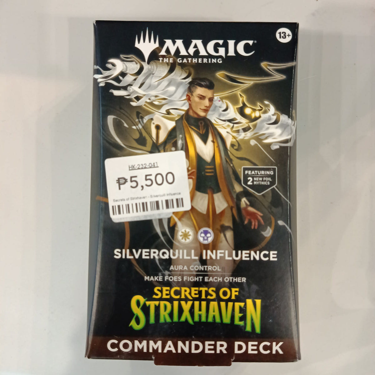 Magic: The Gathering Secrets of Strixhaven Killian, Decisive Mentor Commander Deck 2021 (E