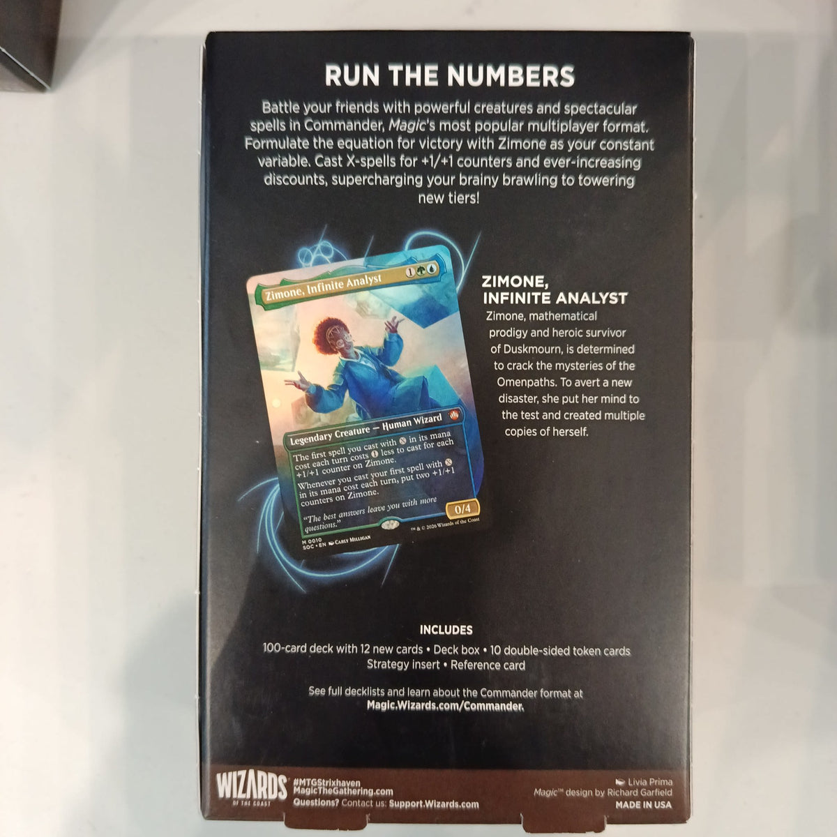 Magic: The Gathering Secrets of Strixhaven Zimone, Infinite Analyst Commander Deck 2021 (E - view 2