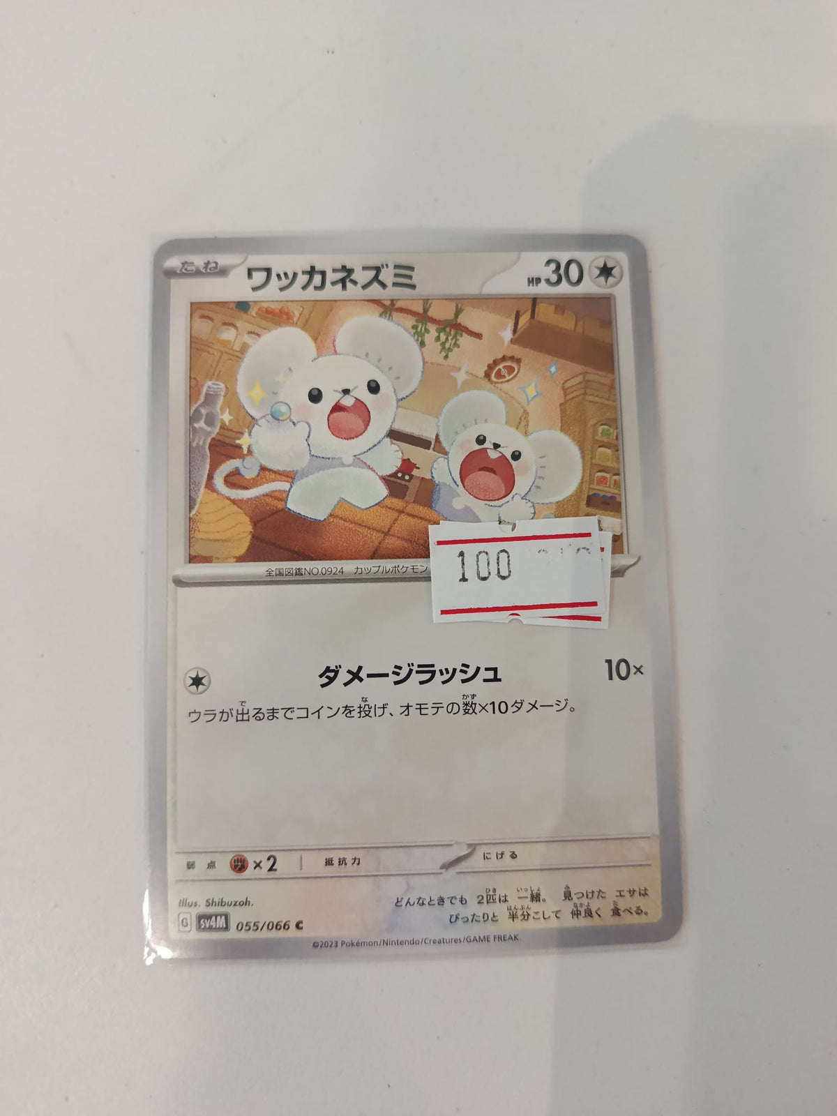 Pokemon ワッカネズミ (Tandemaus) sv4M #055/066 2023 (Japanese)