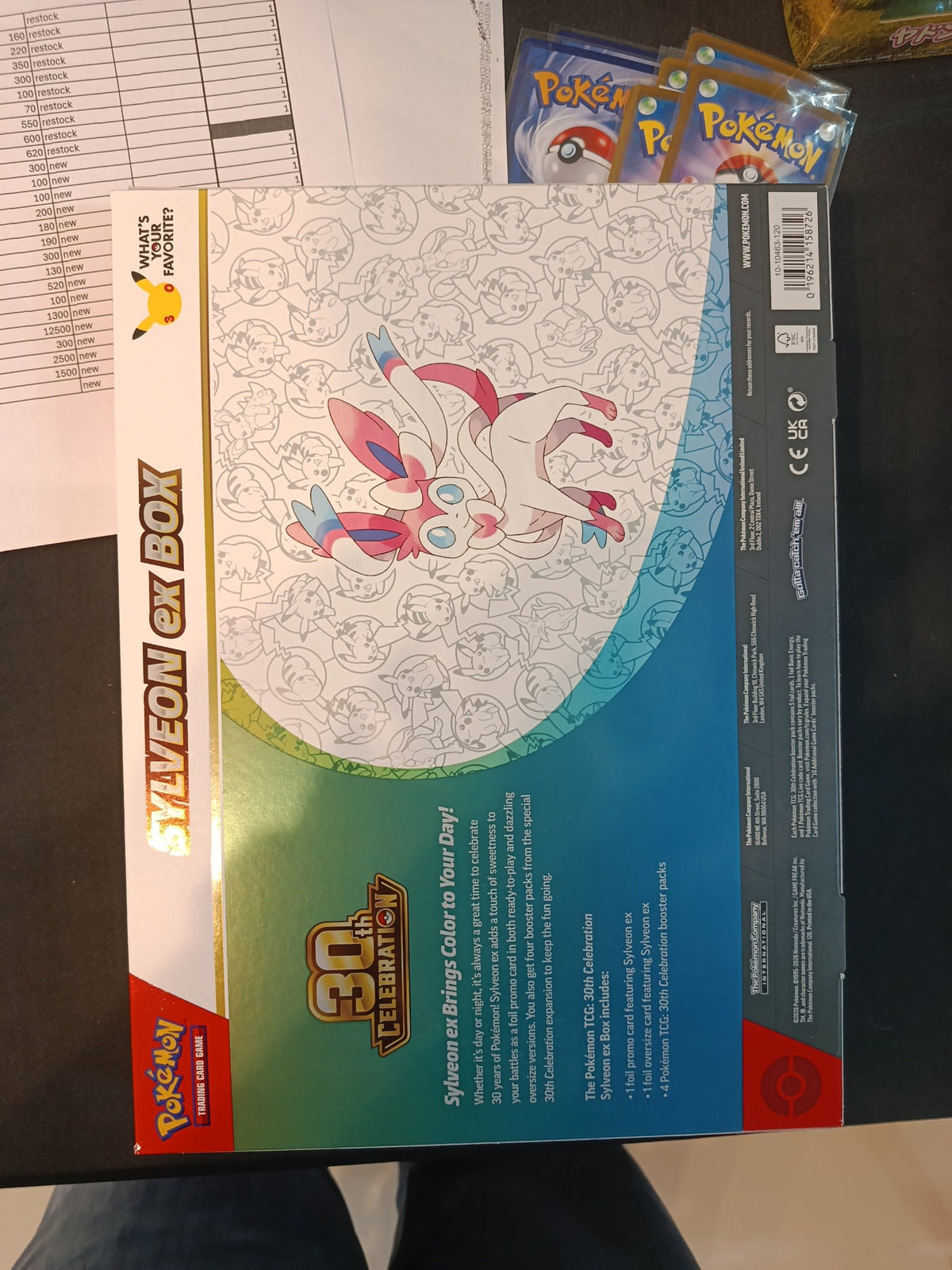 Pokemon 30th Celebration Sylveon ex Collection Box 2025 (English) - view 2