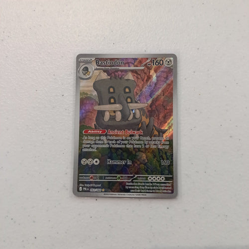 2026 Pokemon Company Prismatic Evolutions Ancient Bulwark Bastiodon Special Illustration R