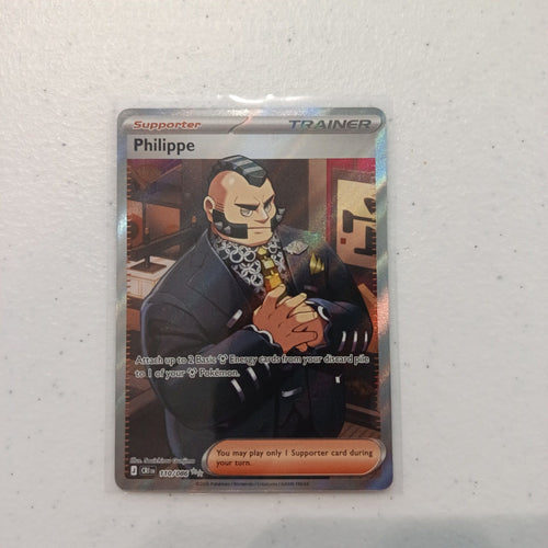 2025 Pokemon Company Crimson Haze Supporter Philippe Special Illustration Rare #110/086