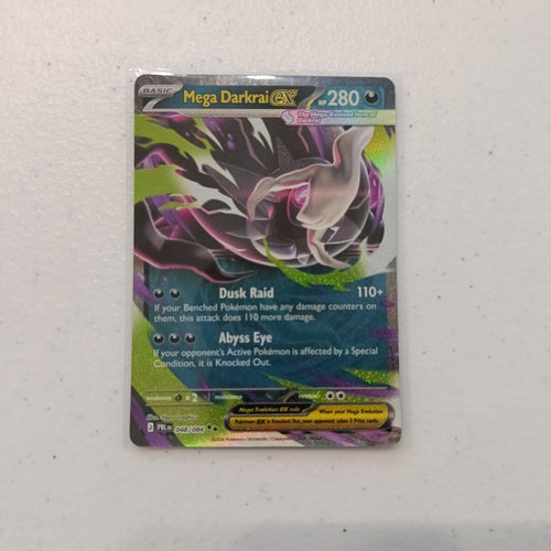 2024 Pokemon Company Prismatic Evolutions Mega Evolution ex Mega Darkrai ex Double Rare (★
