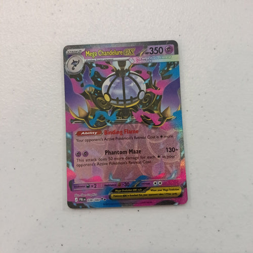 2025 Pokemon Company Prismatic Evolutions ex Mega Chandelure ex Double Rare (Two-Star) #03