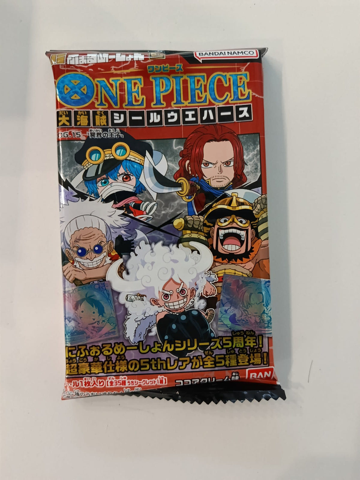 One Piece 大海賊シールウエハース OG.15 冥界の王子 Monkey D. Luffy (Gear 5) Booster Pack 2024 (Japanese)