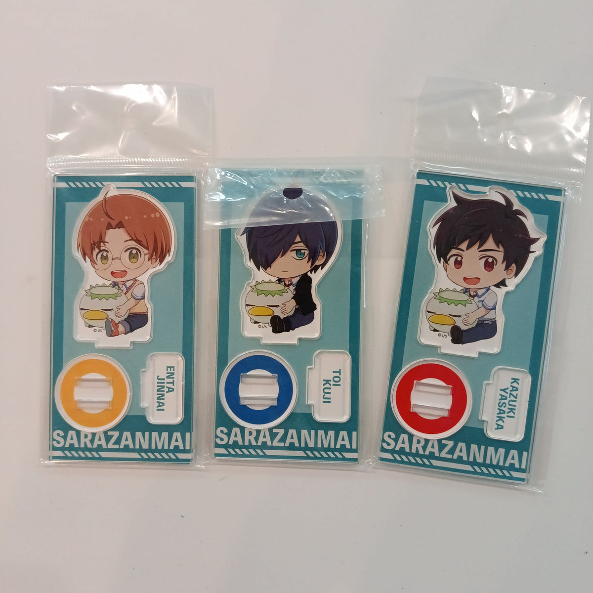 2019 Sarazanmai Sarazanmai Acrylic Stand Set Enta Jinnai, Toi Kuji, Kazuki Yasaka