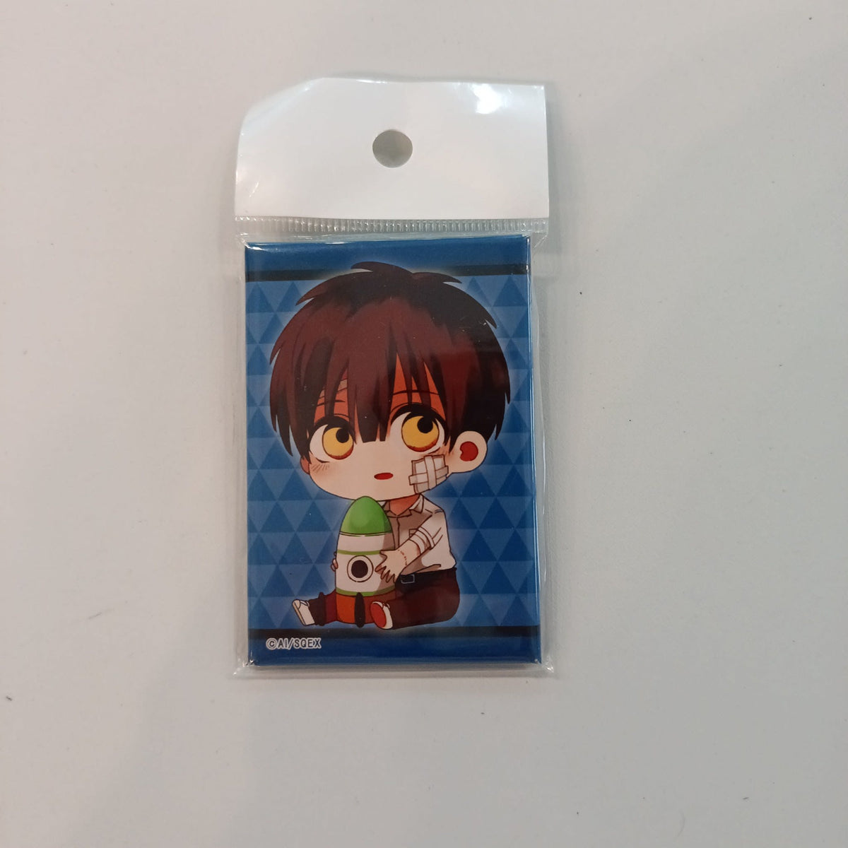Toilet-Bound Hanako-kun Gyugyutto BIG Square Can Badge Yugi Amane (Hanako-kun)