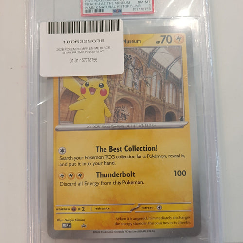2026 Pokemon Company 2026 Pokemon MEP EN Pikachu at the Museum The Best Collection Pikachu