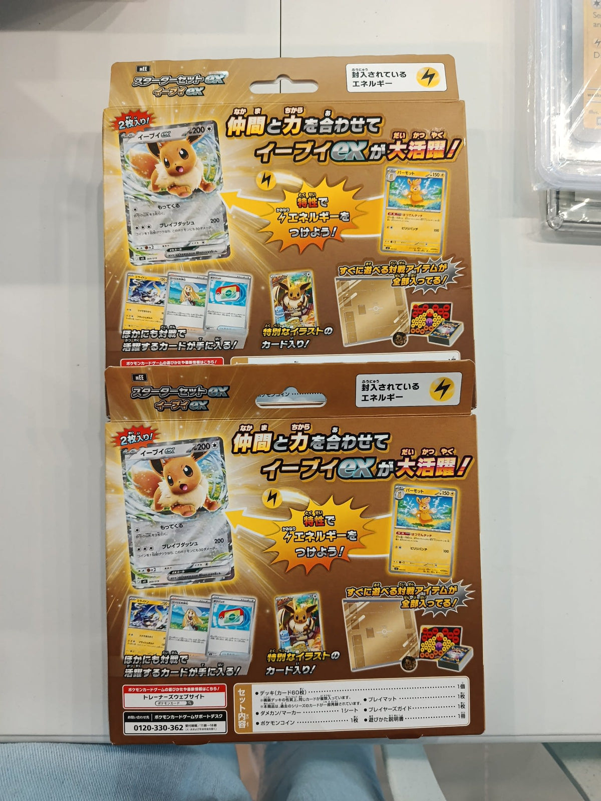 Pokemon Starter Set ex Eevee ex Eevee ex 2023 (Japanese) - view 2