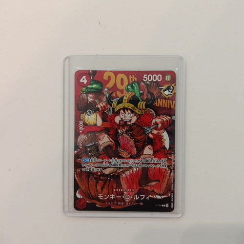 One Piece Monkey D. Luffy One Piece Card Game 29th Anniversary Promotion #P-159 2024 (Japa
