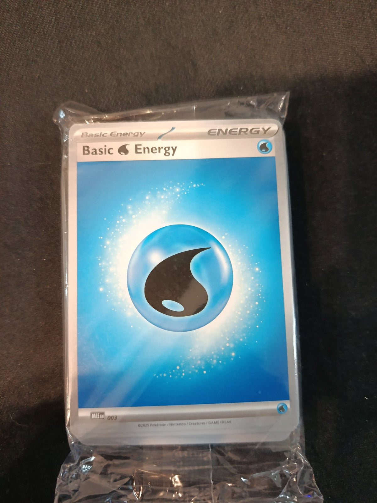 Pokemon Basic Water Energy MEE (Melee Edition Energy) #003 2025 (English)