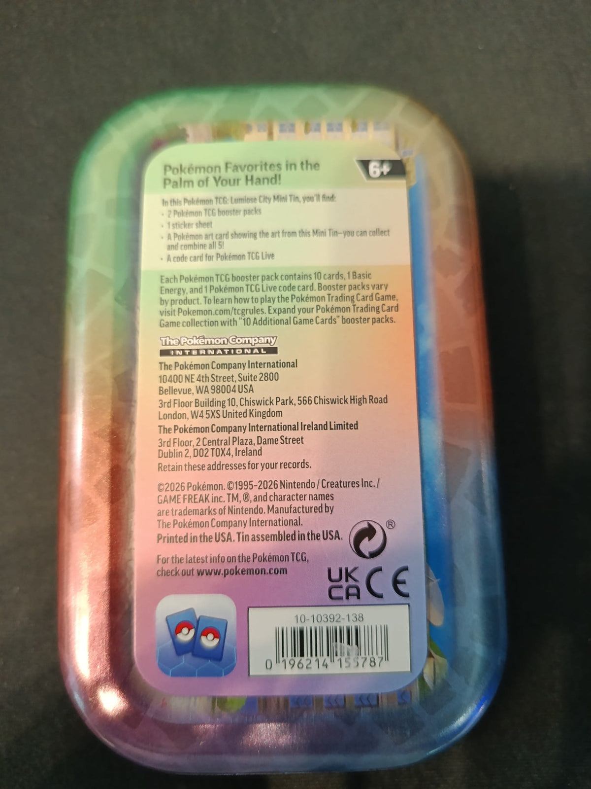Pokemon Scarlet & Violet — Paldean Fates Meganium Mini Tin 2024 (English) - view 2