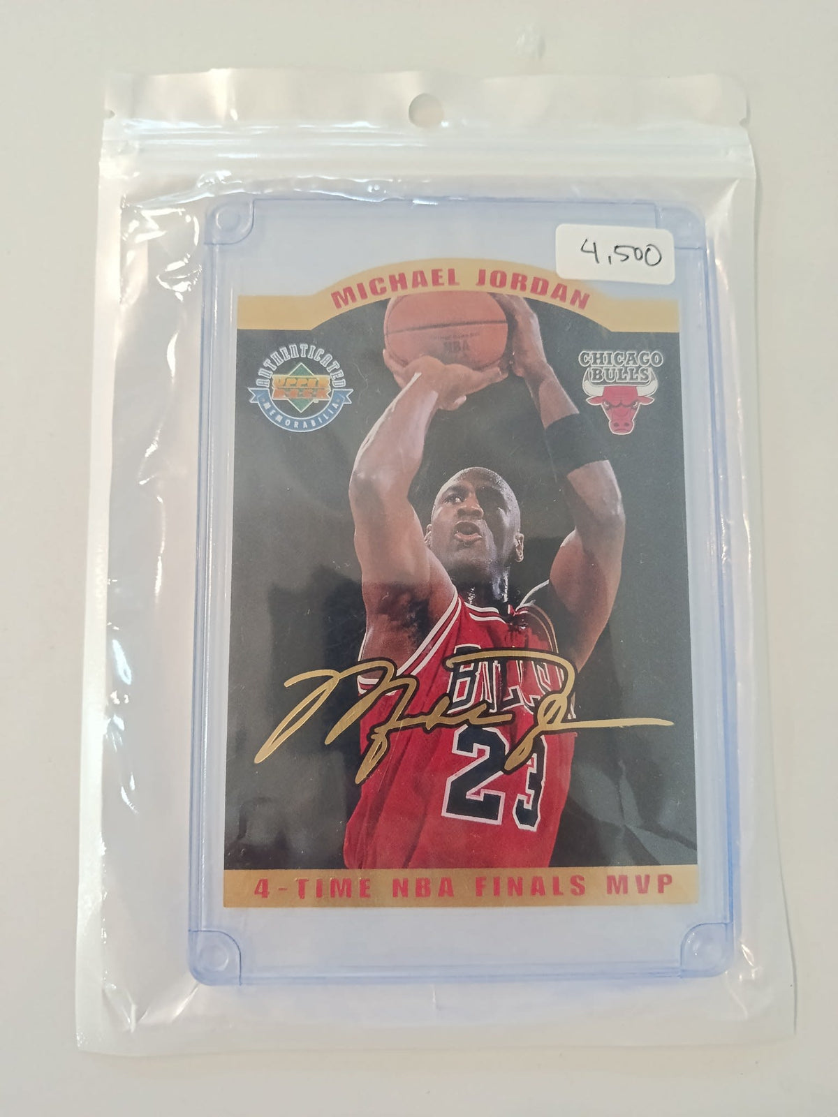Upper Deck 4-Time NBA Finals MVP Michael Jordan