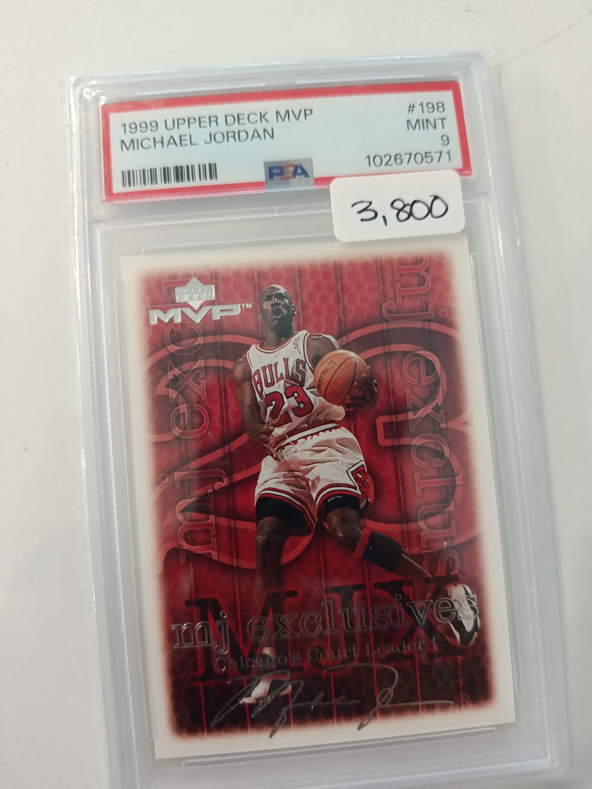 1999 Upper Deck MVP Michael Jordan #198 PSA 9