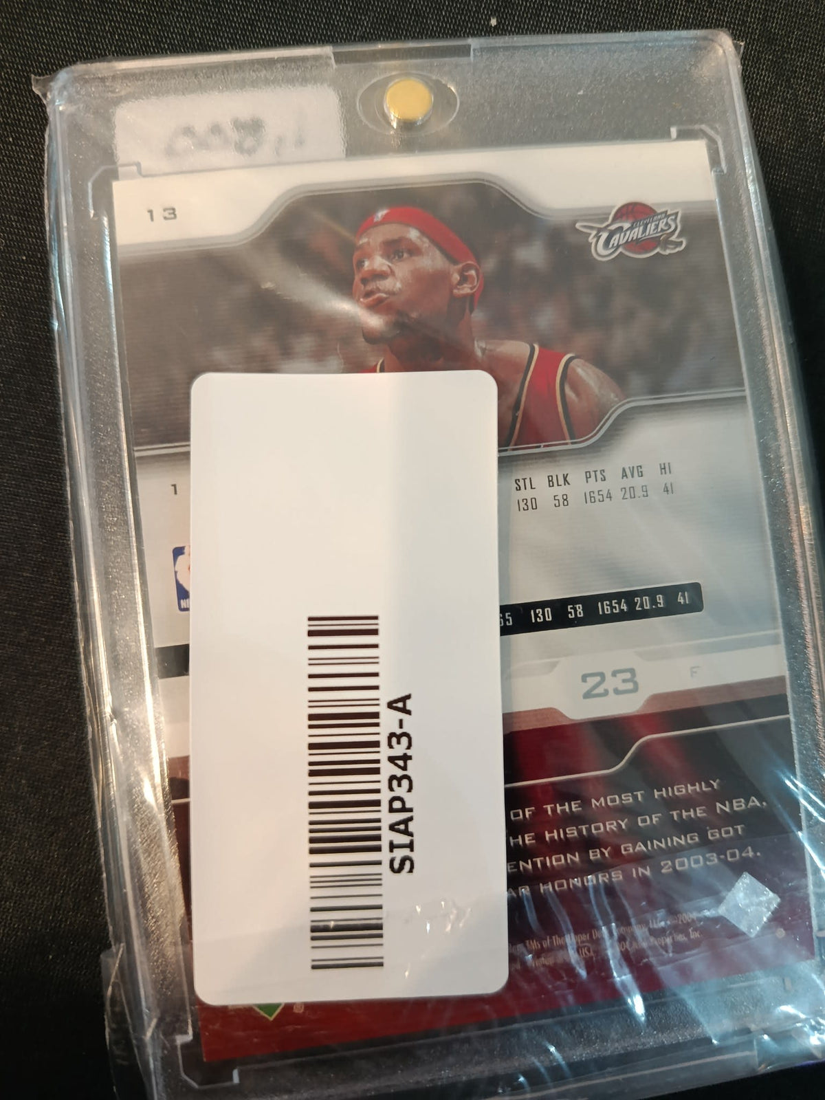 2004-05 Upper Deck Pro Sigs Collection Pro Sigs LeBron James #13 - view 2