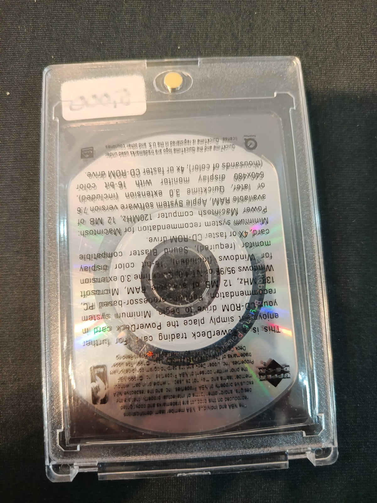 1999 Upper Deck PowerDeck PowerDeck Kobe Bryant #PD2 - view 2