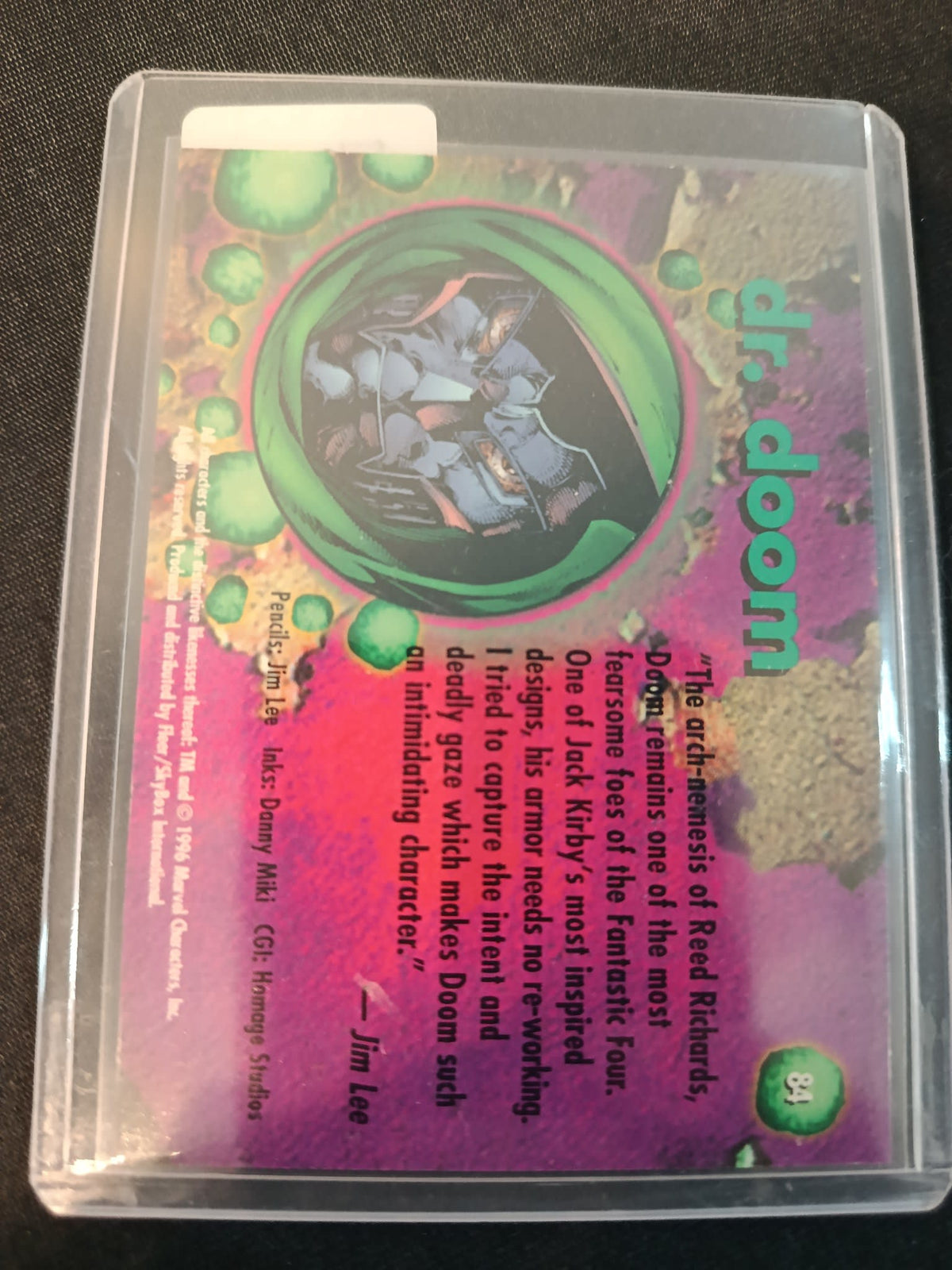 Marvel / Fleer Marvel Masterpieces Dr. Doom - view 2
