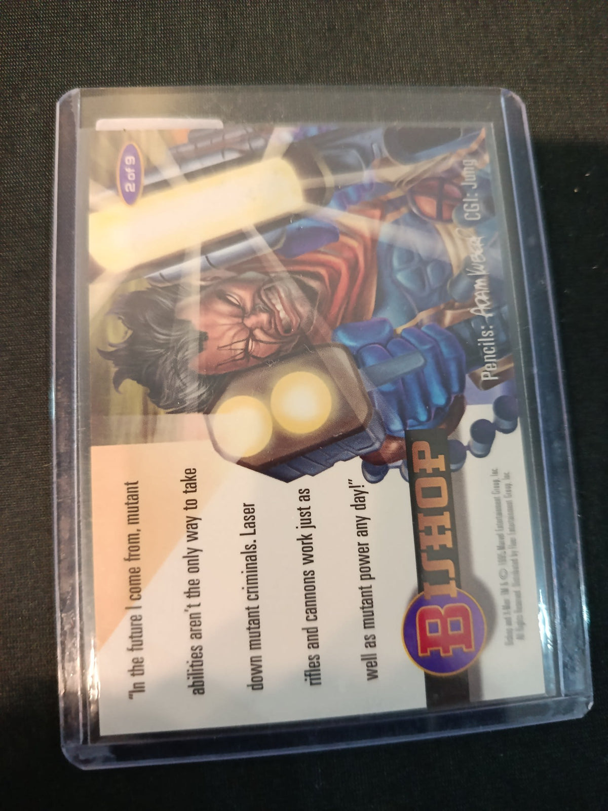 1995 Fleer Ultra X-Men Lethal Weapons Bishop #2 - view 2