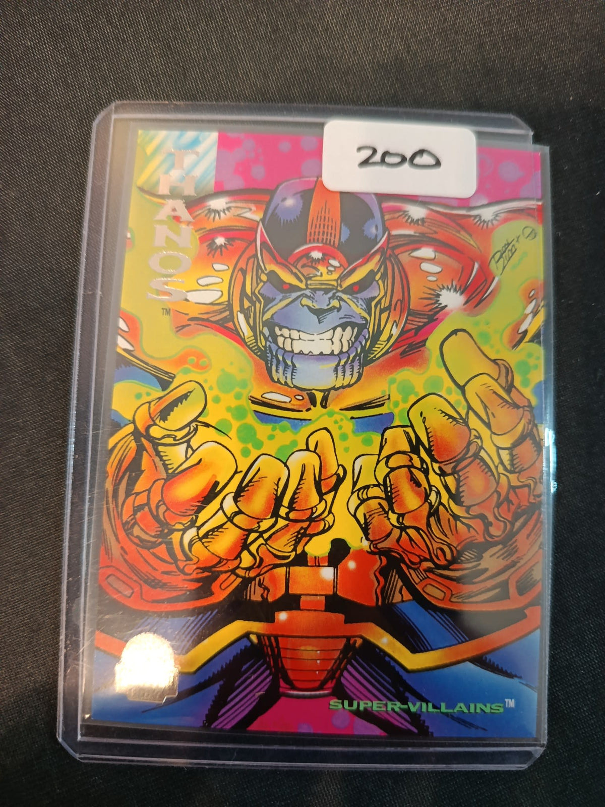1994 Fleer Marvel Universe Super-Villains Thanos #157