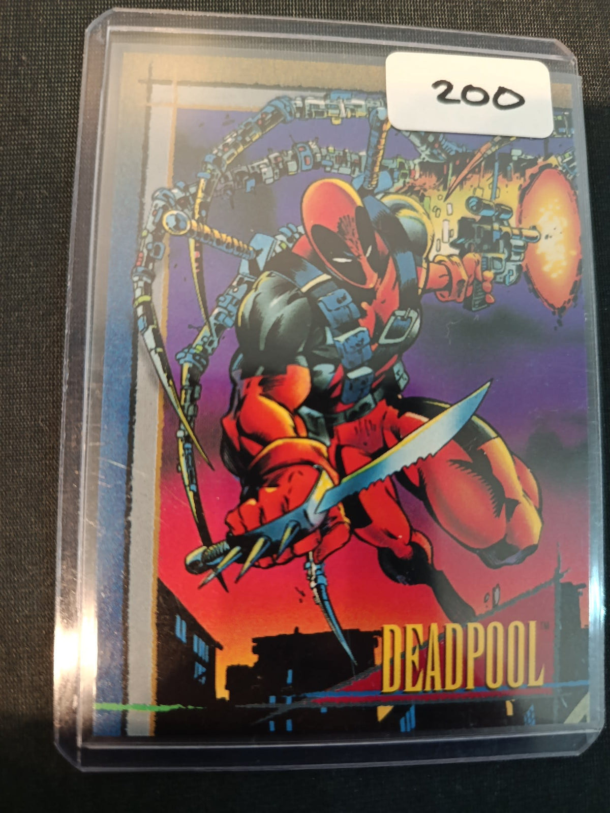 1993 SkyBox Marvel Universe Series 4 Deadpool #200