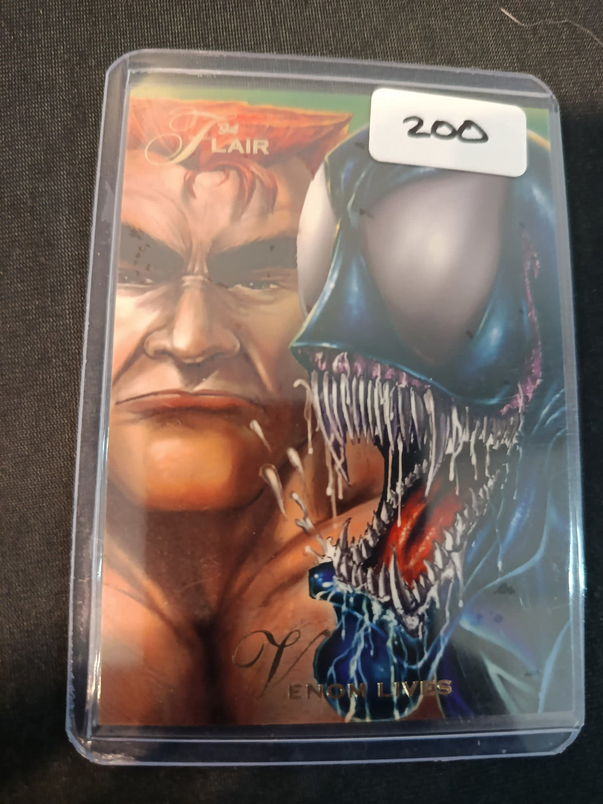 1994 Fleer Flair Marvel Annual Venom Lives Venom (Eddie Brock) #200