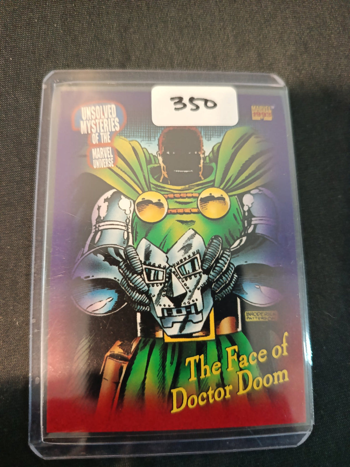 1993 SkyBox Marvel Universe 1993 Unsolved Mysteries of the Marvel Universe Doctor Doom #14