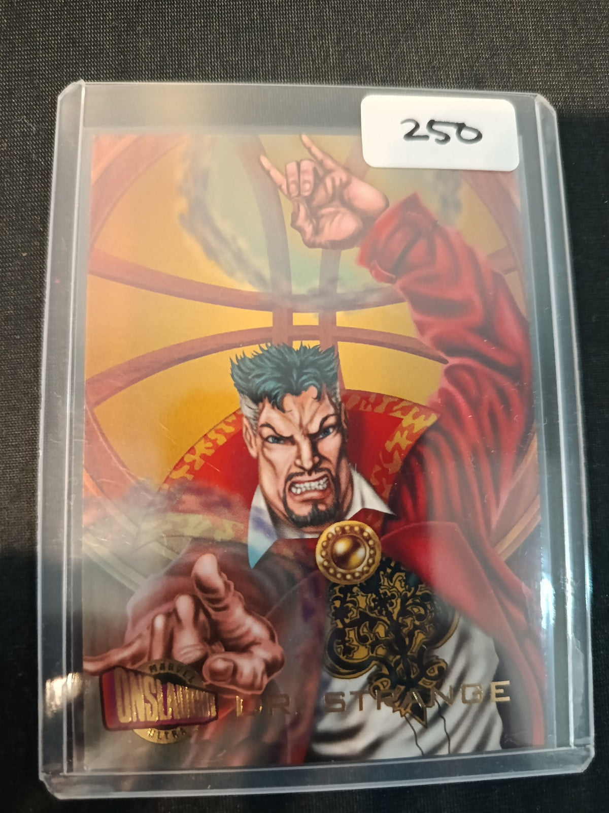 1996 Fleer/SkyBox Marvel Onslaught Ultra Onslaught Strike Files Doctor Strange #62