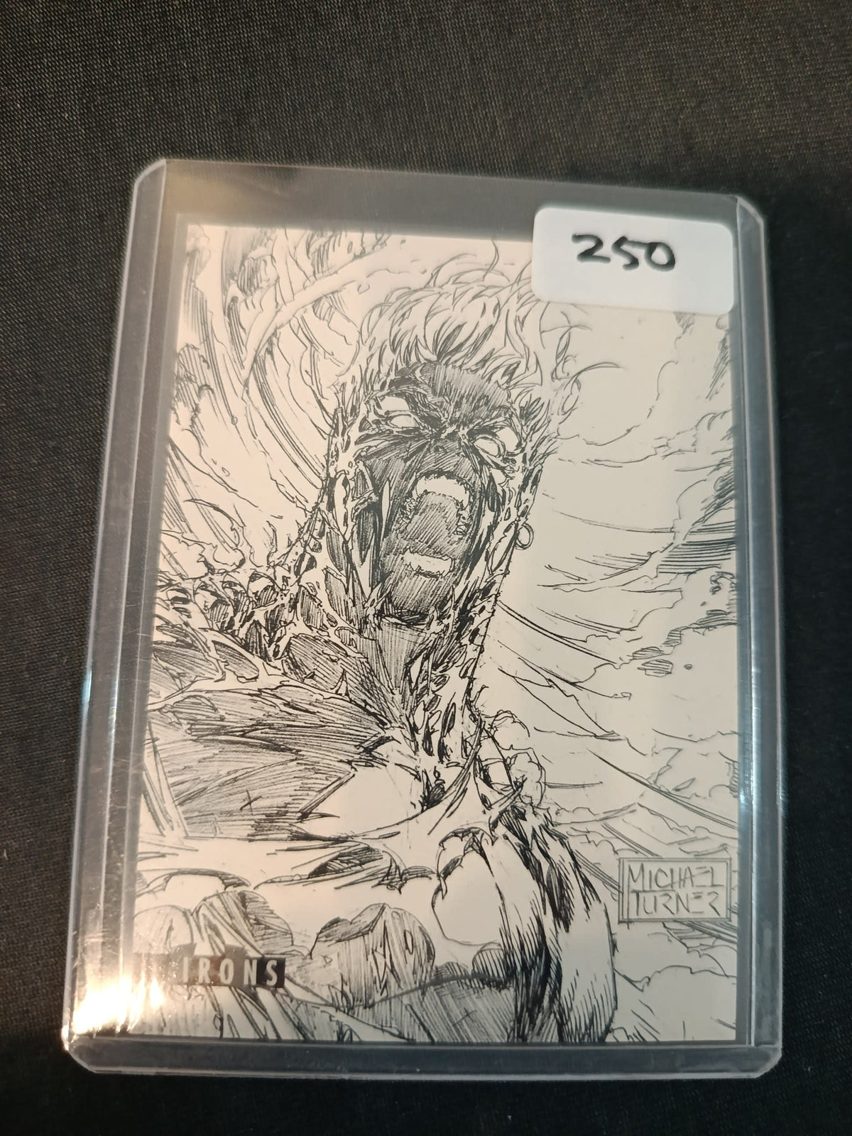 1996 Top Cow Productions Witchblade Irons Kenneth Irons Sketch
