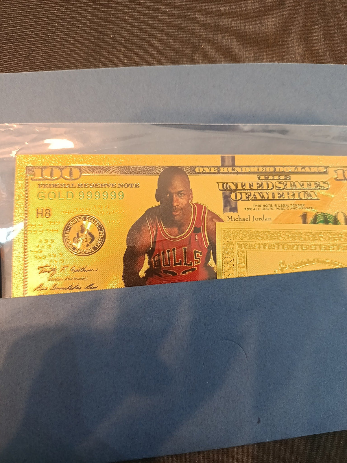 Gold 999999 Michael Jordan
