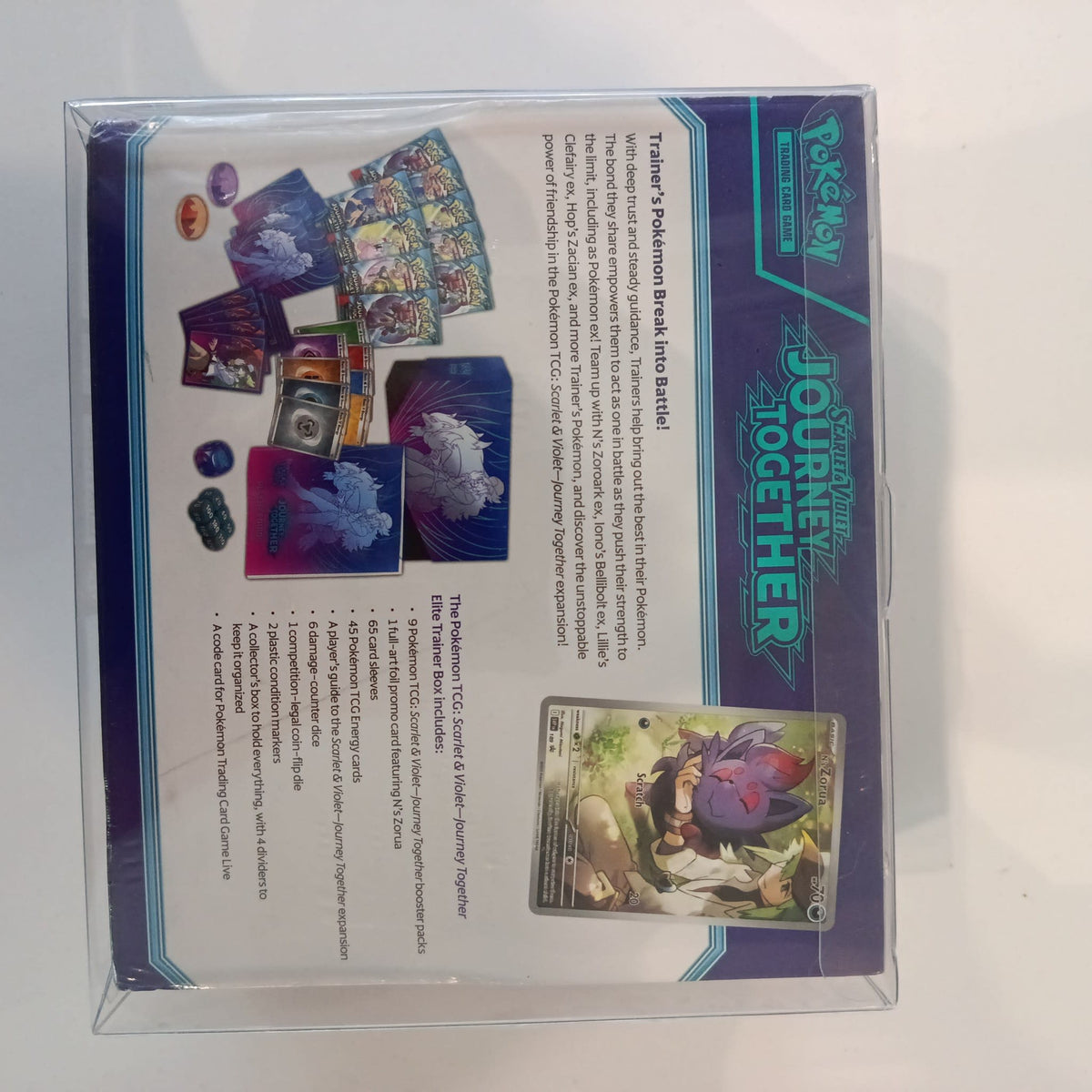 Pokemon Scarlet & Violet Journey Together N's Zoroark ex Elite Trainer Box 2025 (English) - view 2