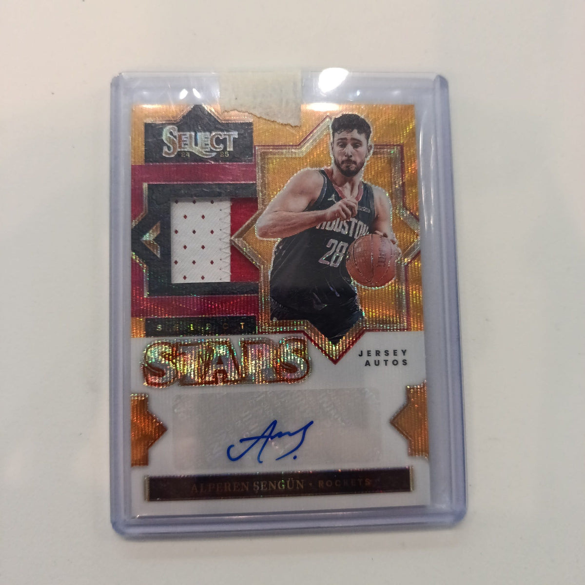 2024-25 Panini Select Select Stars Alperen Şengün Gold /10 #SSJ-SEN