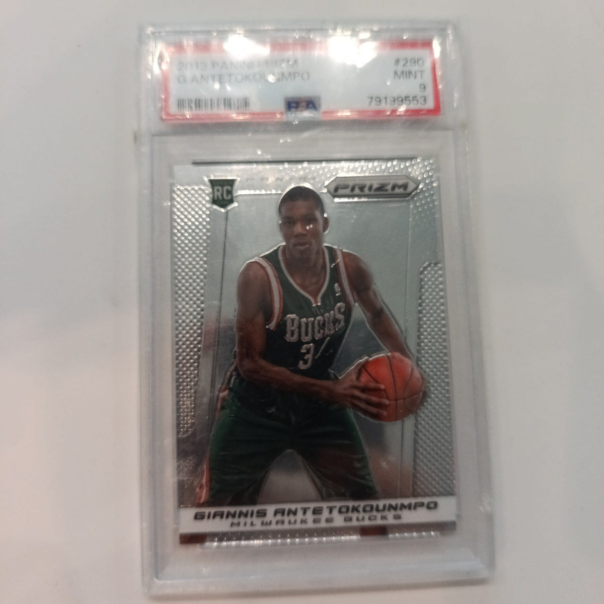 2013 Panini Prizm Giannis Antetokounmpo #290 PSA 9
