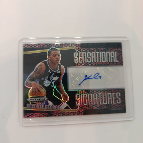 2024-25 Panini Prizm Black Sensational Signatures Keyonte George #SS-KEY