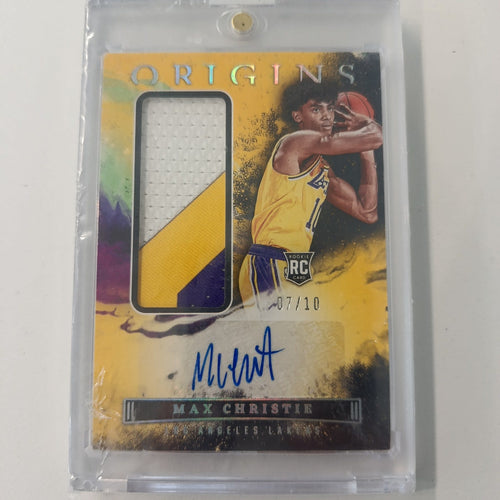 2022-23 Panini Origins Origins Max Christie Gold #RJA-MXC