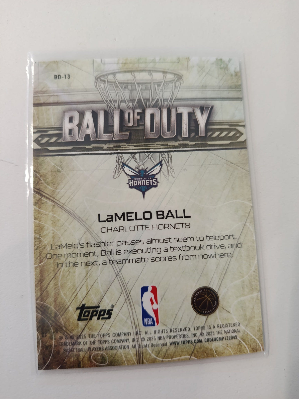 2024-25 Topps Ball of Duty LaMelo Ball #BD-13 - view 2