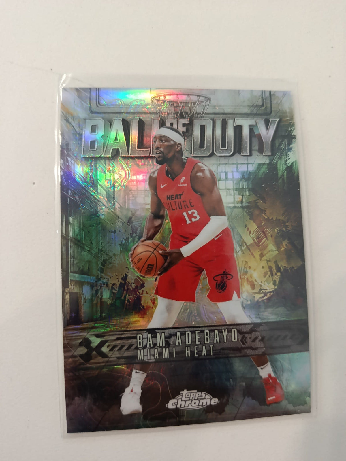 2024-25 Topps Ball of Duty Bam Adebayo Refractor #BD-15
