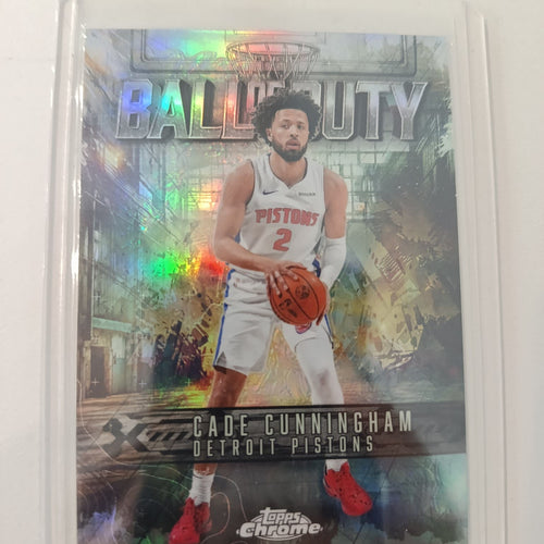 2024-25 Topps Ball of Duty Cade Cunningham Refractor #BD-11