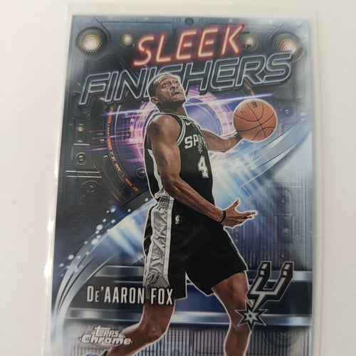 2025 Topps Sleek Finishers De'Aaron Fox #SF-17