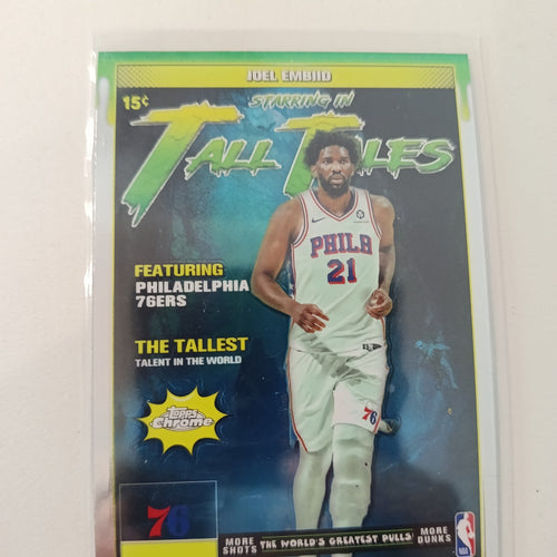 2025 Topps Tall Tales Joel Embiid Green #TT-3