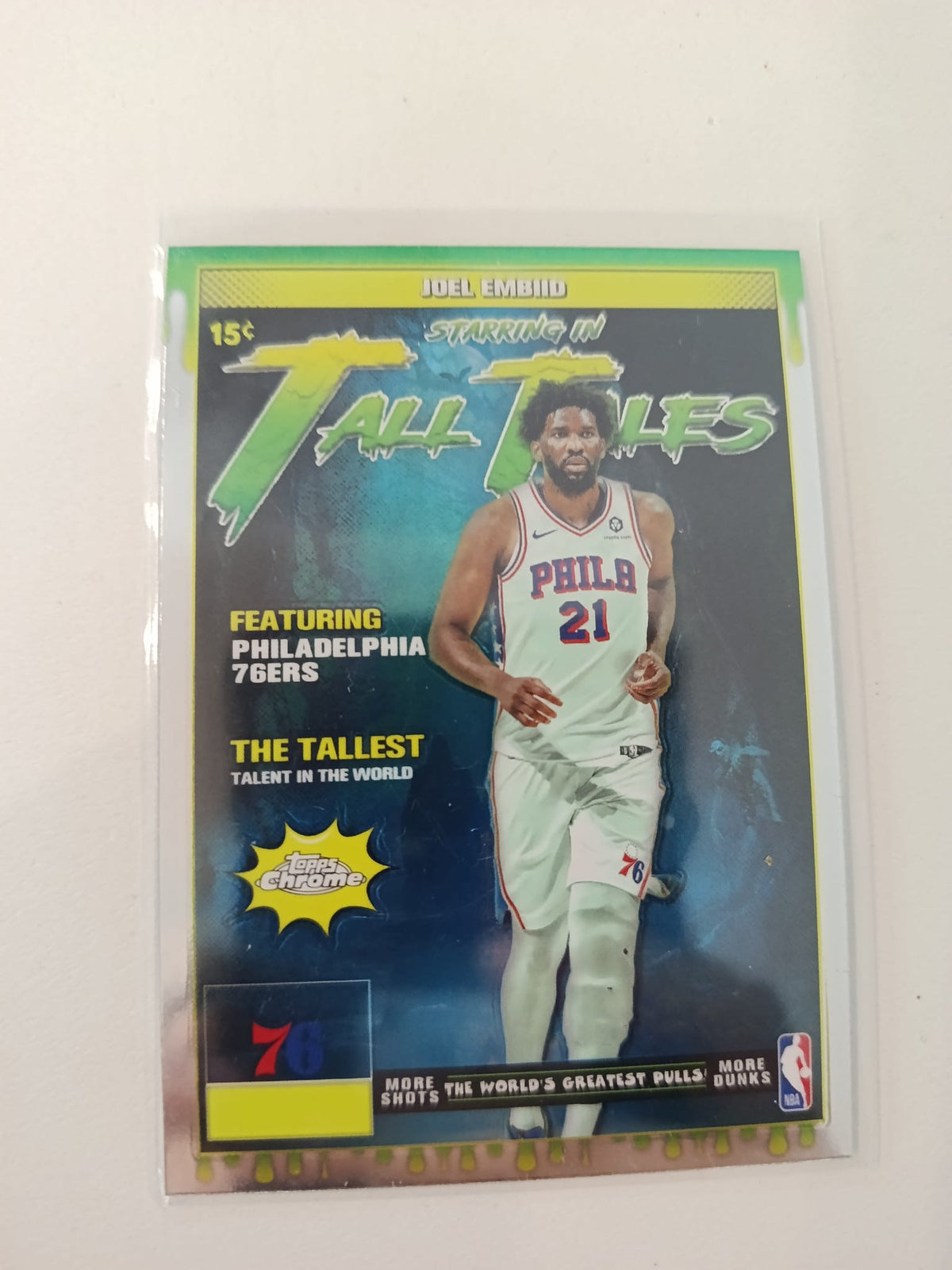 2025 Topps Tall Tales Joel Embiid Green #TT-3
