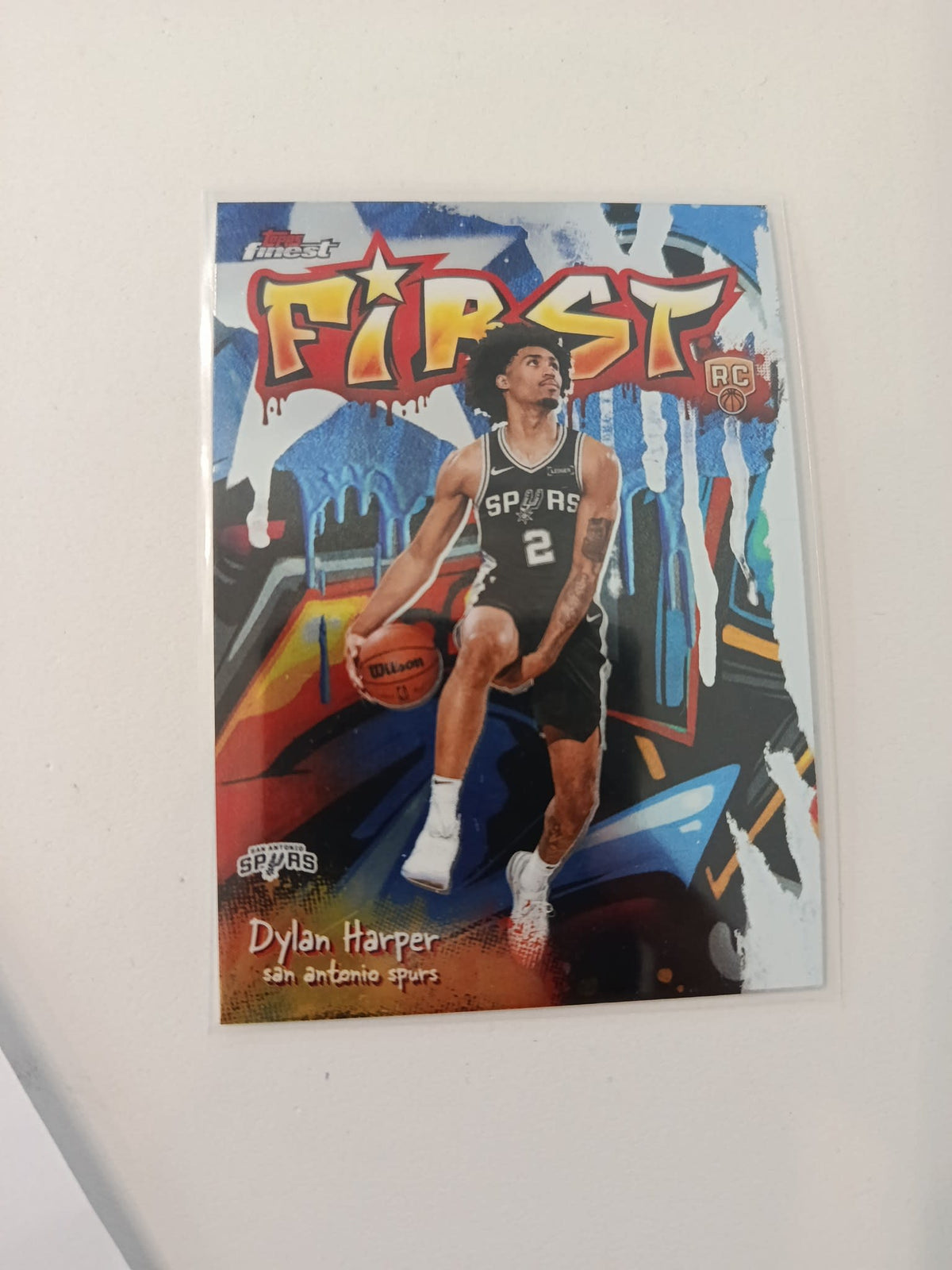 2025-26 Topps Finest First Dylan Harper #F-2