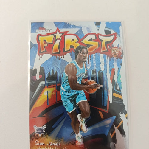 2025-26 Topps Finest First Sion James #F-23