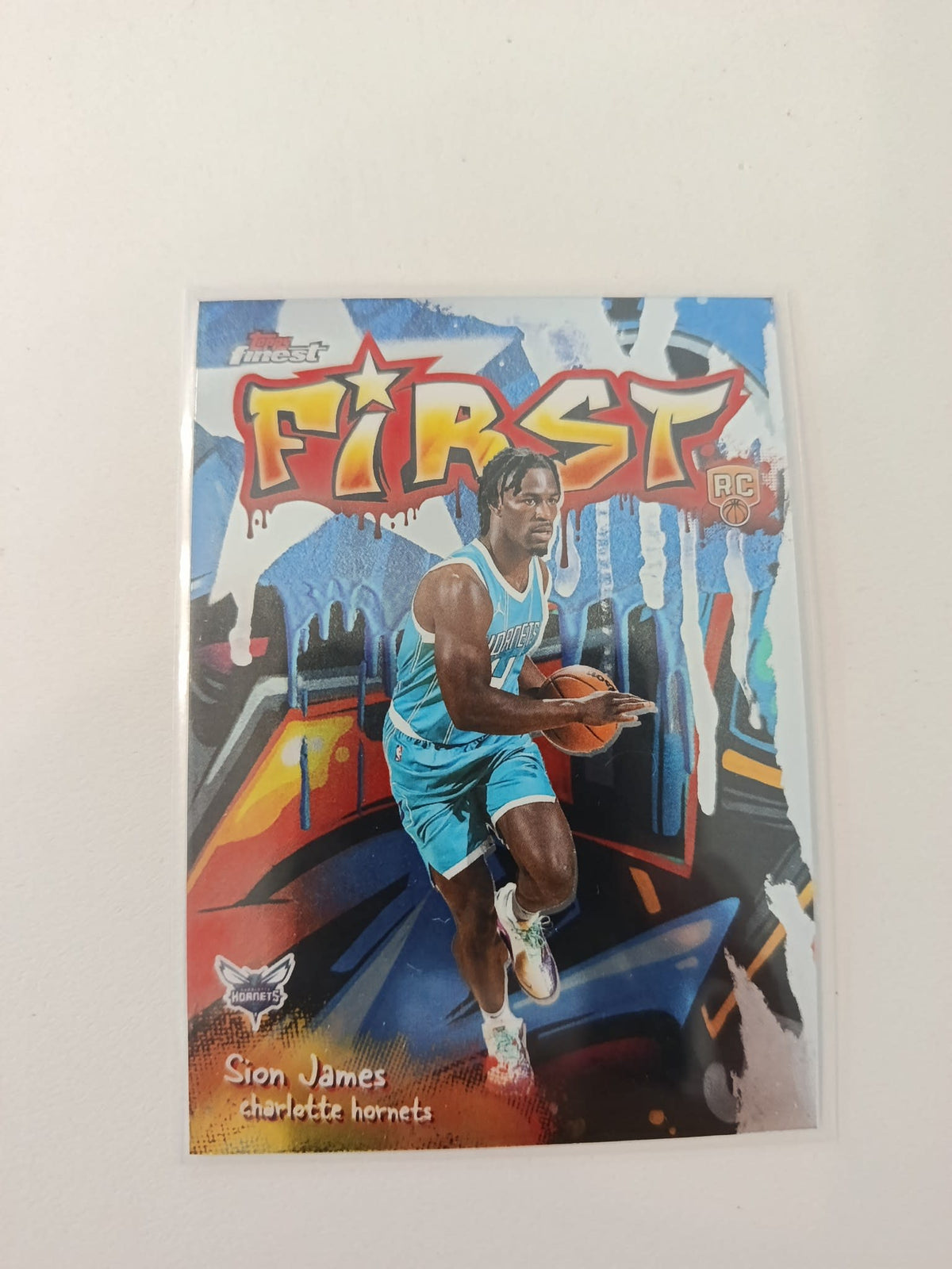 2025-26 Topps Finest First Sion James #F-23