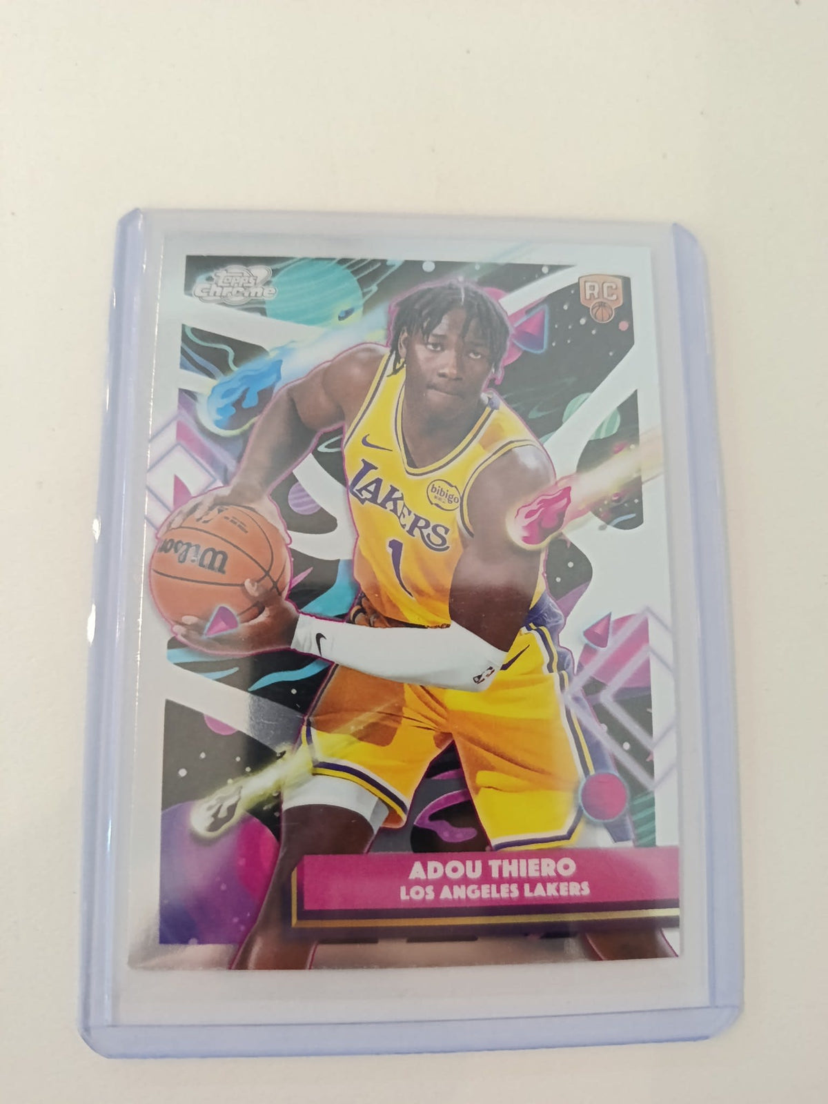 2025-26 Topps Adou Thiero Pink #40