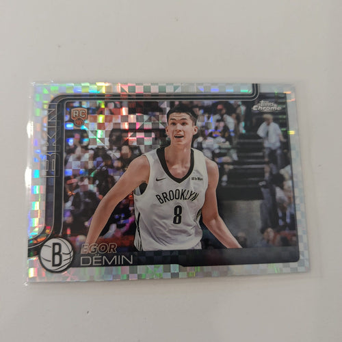 2025 Topps Egor Demin X-Fractor #258
