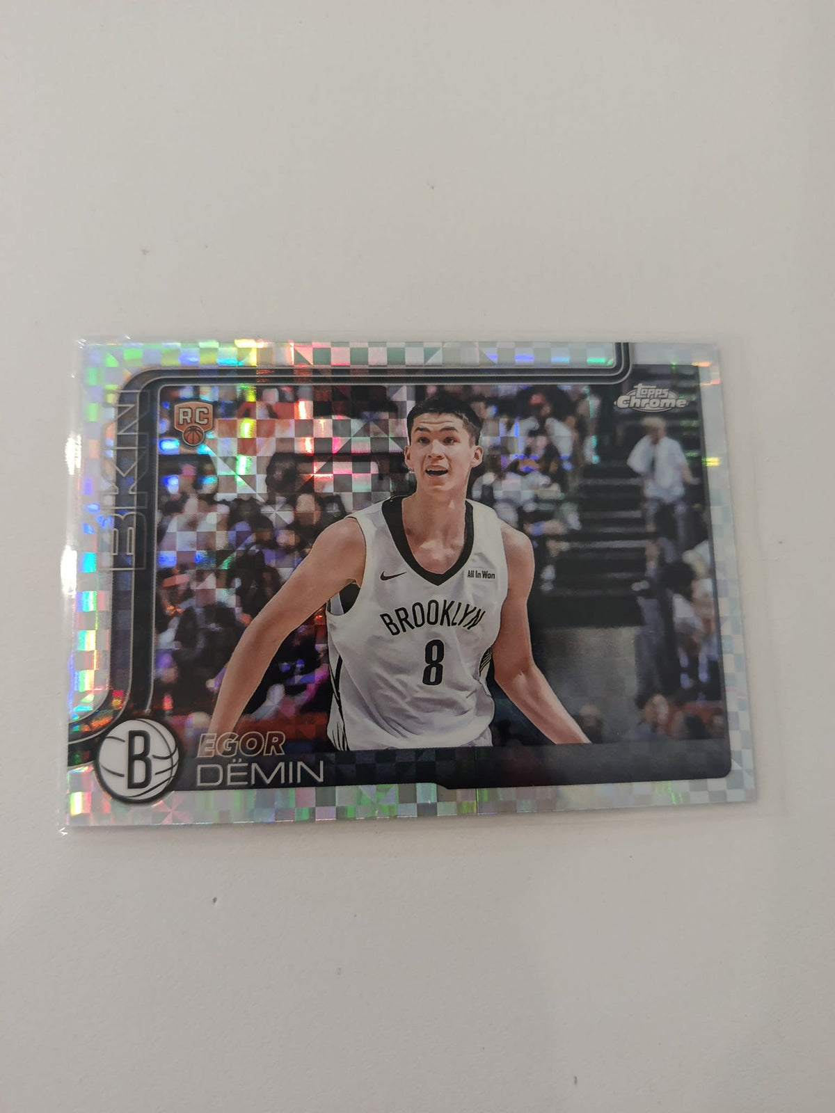 2025 Topps Egor Demin X-Fractor #258