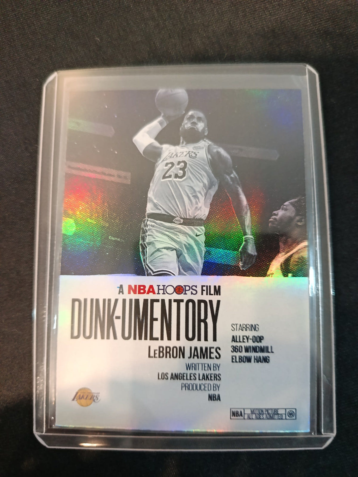 2025-26 Topps NBA Hoops Dunk-Umentory LeBron James #D-4